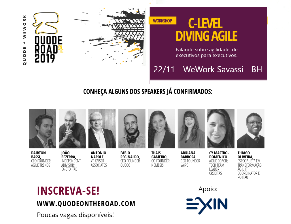 QUODE ON THE ROAD –C-LEVEL DIVING AGILE (BH)