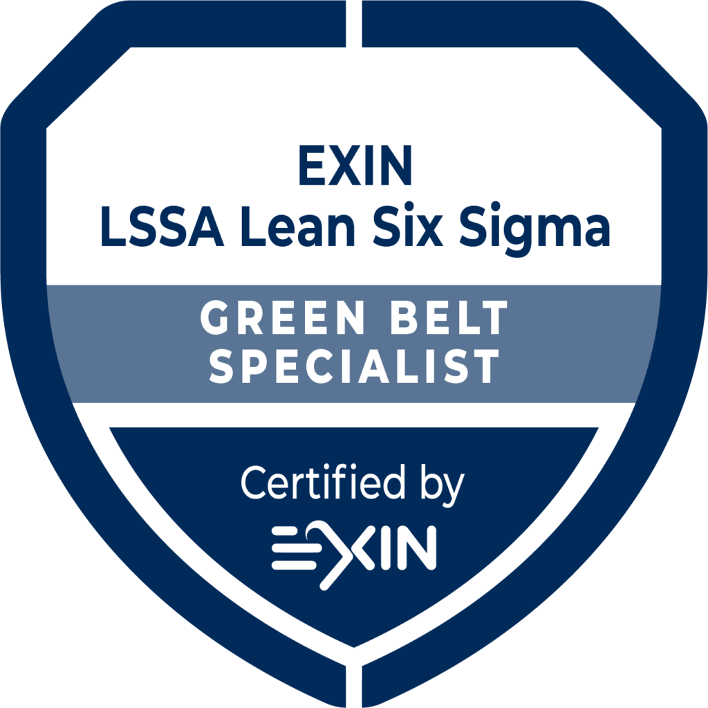 EXIN LSSA Lean Six Sigma Green Belt Specialist