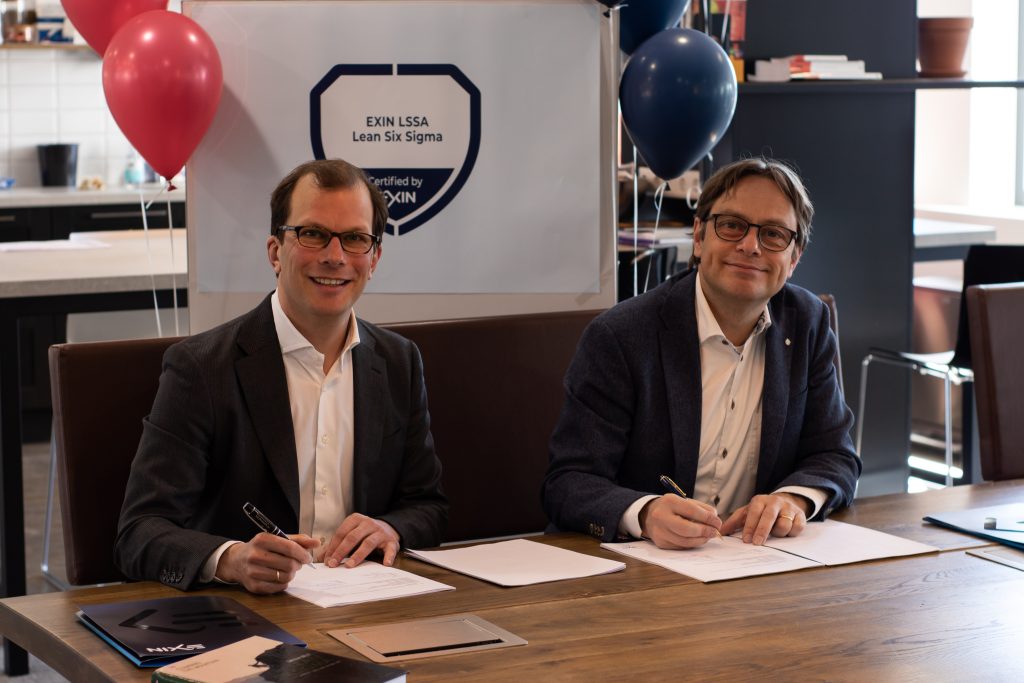 exin ceo Michiel Buysing Damsté and lssa dick theisens