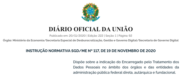 Cenário Internacional e seu relacionamento com a Lei Geral de Proteção de Dados Pessoais (LGPD) no Brasi