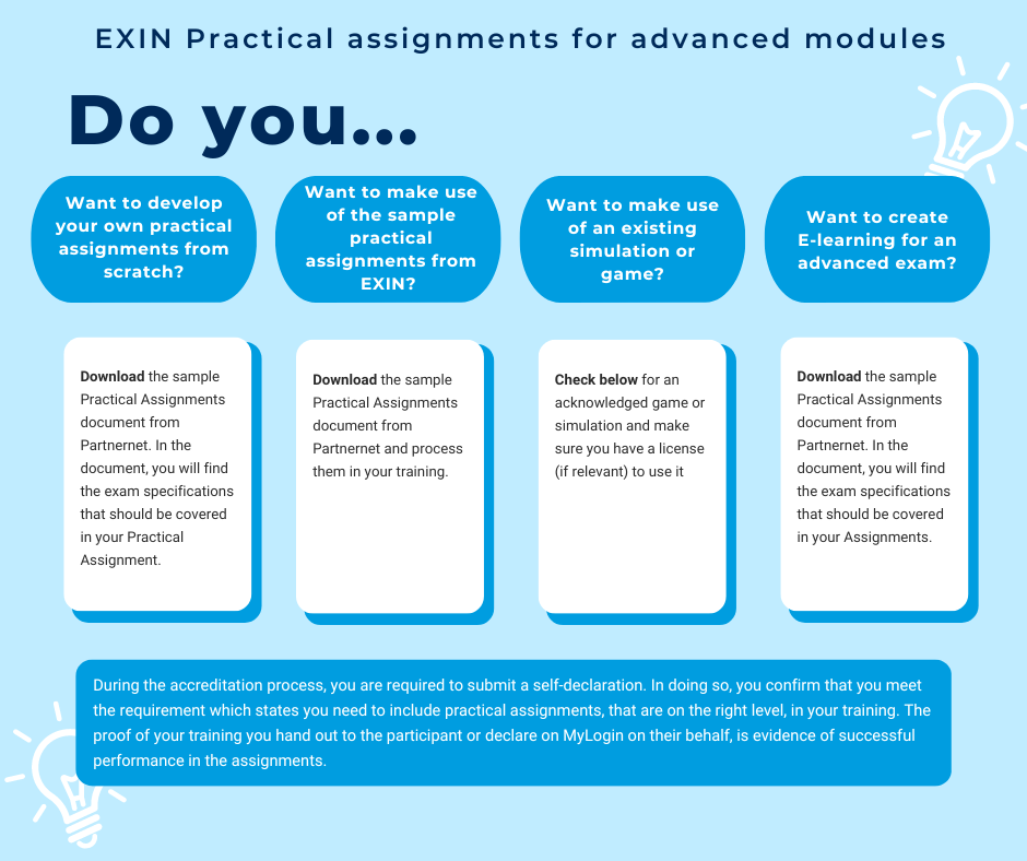 EXIN practical assignments guide overview image